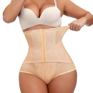 NWOT Beige Lace Shape Wear